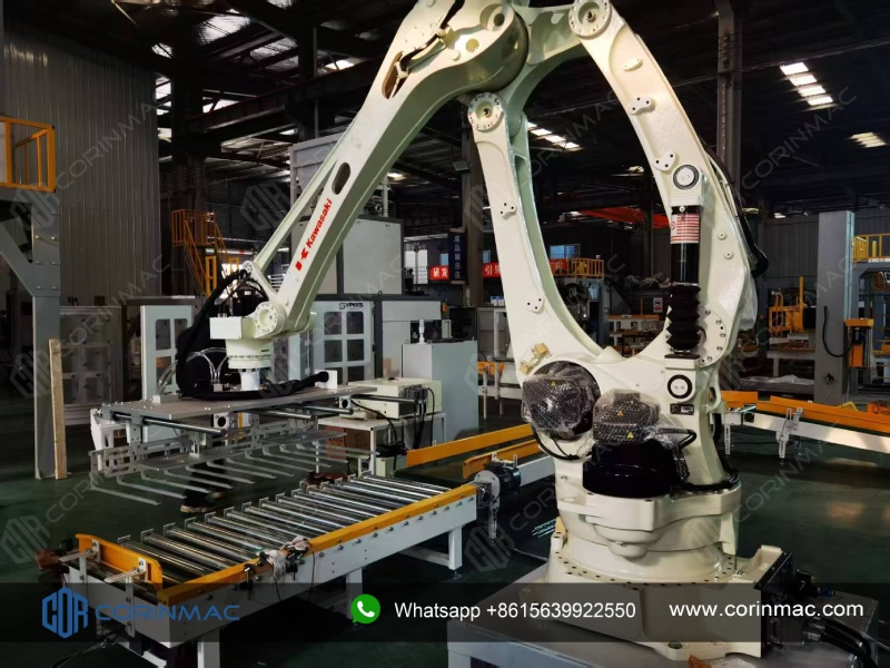 Автоматический робот-укладчик мешков на поддоны