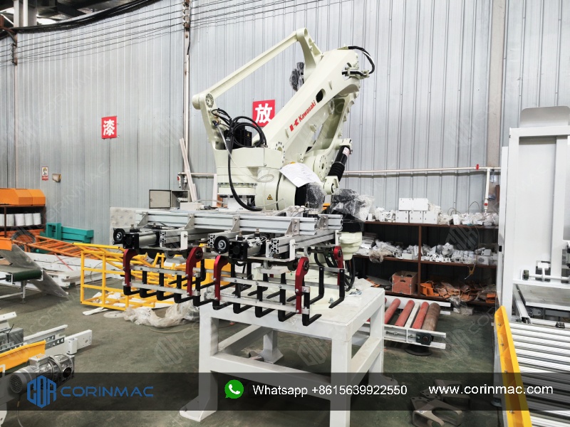 Автоматический робот-укладчик мешков на поддоны